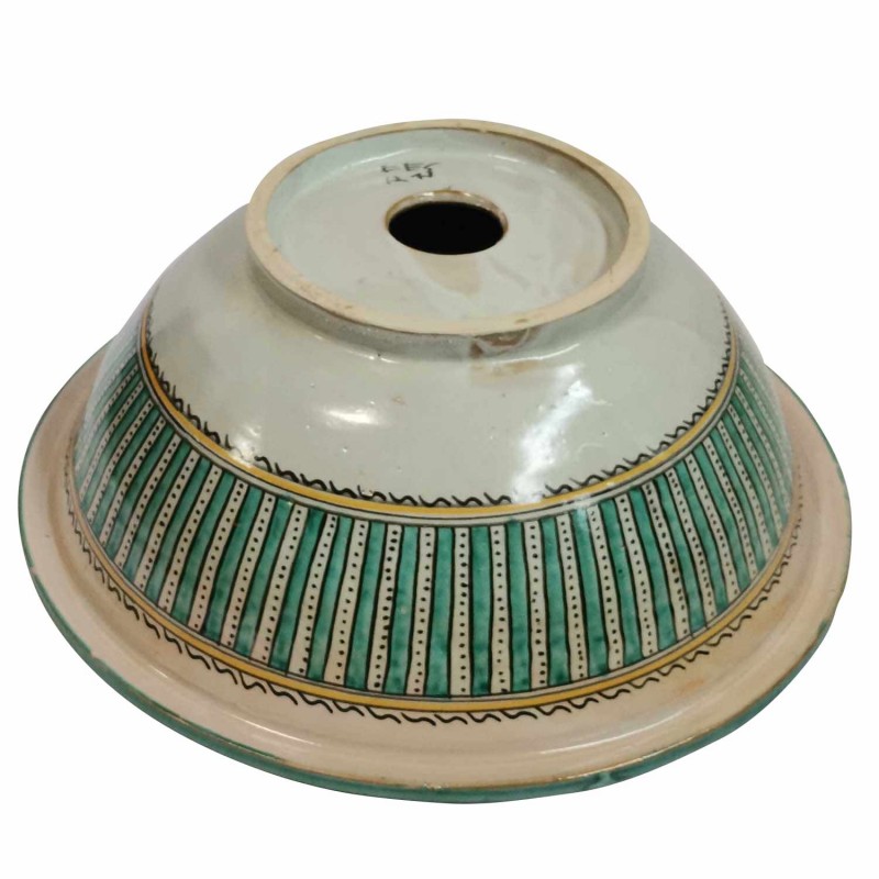 Ceramiczna umywalka orientalna FES 111, średnica 40 cm